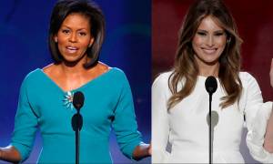 Μελάνια Τραμπ – Μισέλ Ομπάμα: Δύο… διαφορετικές «πρώτες» κυρίες στο Λευκό Οίκο (photos)