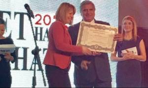Το βραβείο του Δημάρχου της Χρονιάς απένειμε στη Δήμαρχο Σόφιας ο Γ. Πατούλης