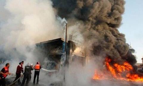 Μακελειό στη Βαγδάτη: Τουλάχιστον 100 νεκροί από έκρηξη παγιδευμένου οχήματος (pics)