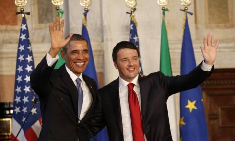 Διαβεβαίωση Ομπάμα σε Ρέντσι για τις στενές σχέσεις ΗΠΑ- Ιταλίας