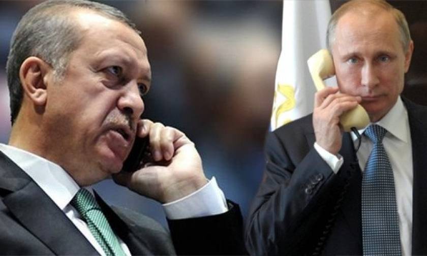 Έκτακτη τηλεφωνική συνομιλία Πούτιν - Ερντογάν