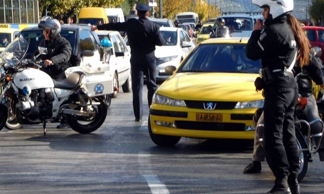 Μπλόκα της Τροχαίας σε όλη την Αττική