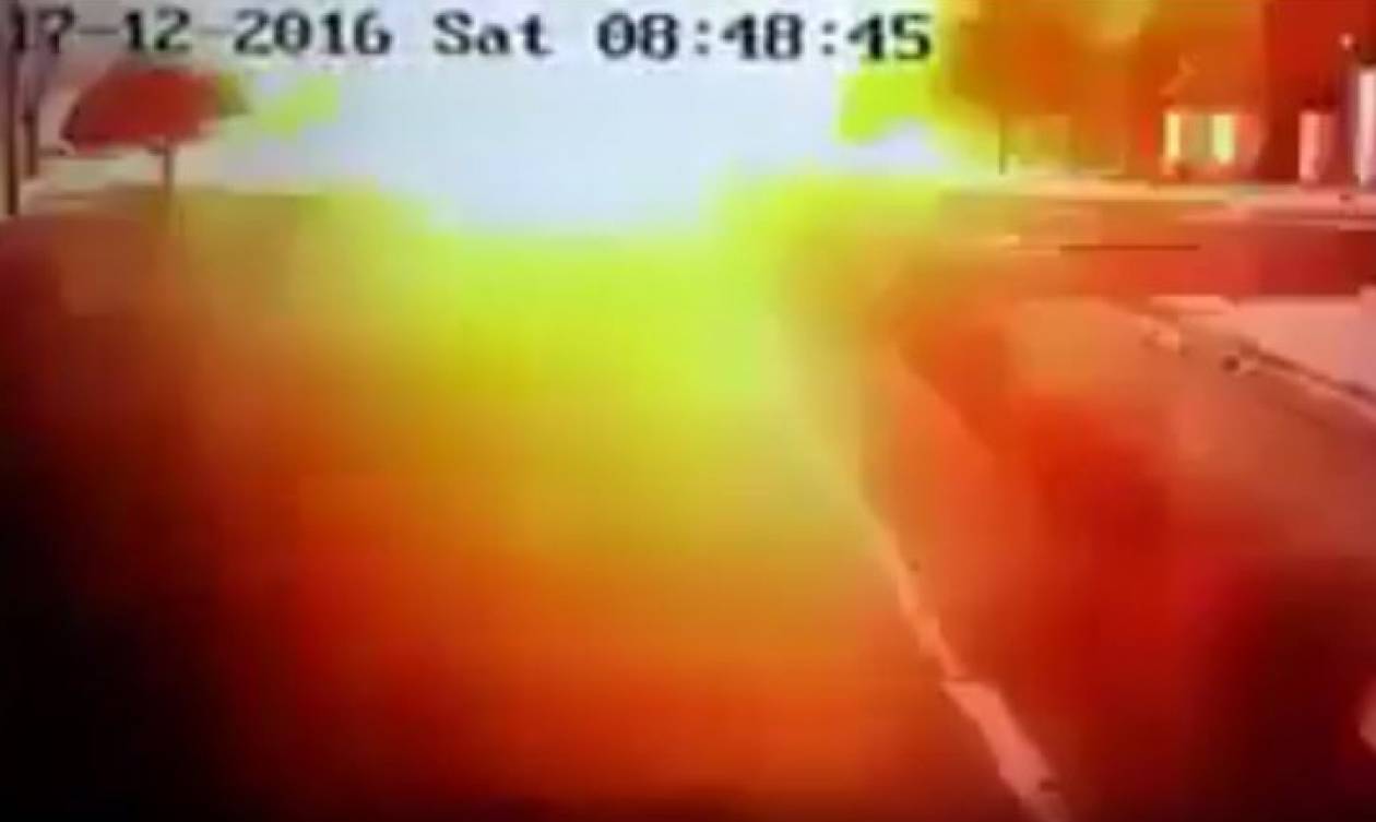 Βίντεο-Σοκ: Δείτε τη στιγμή της πολύνεκρης έκρηξης στην Καισάρεια