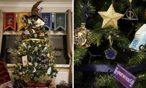 Χριστούγεννα 2016: Ένα χριστουγεννιάτικο δέντρο α λα «Χάρι Πότερ» (pics)