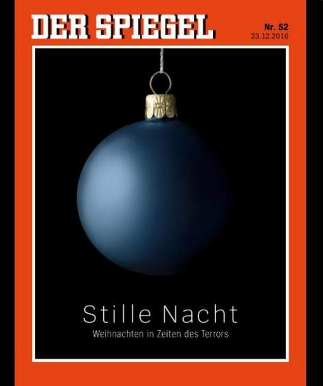 Γερμανία: Το Spiegel υποδέχεται τα Χριστούγεννα με «μαύρο» εξώφυλλο (pic)