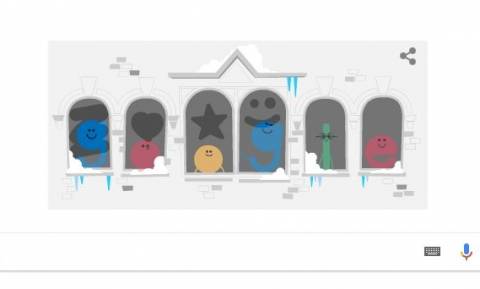 Η Google σάς εύχεται «Καλές Γιορτές» με το σημερινό της Doodle