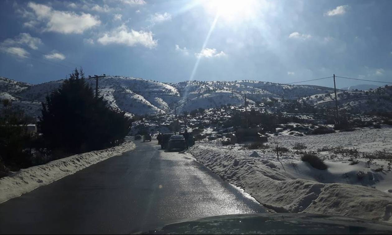 Χριστούγεννα στα… χιονισμένα Ανώγεια