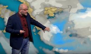Σάκης Αρναούτογλου: Θα ενταθούν οι χιονοπτώσεις το βράδυ της Δευτέρας (video)