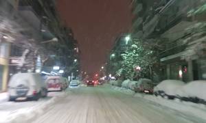 Καιρός Tώρα: Άγγιξε το μισό μέτρο το χιόνι στη Λάρισα (pics)