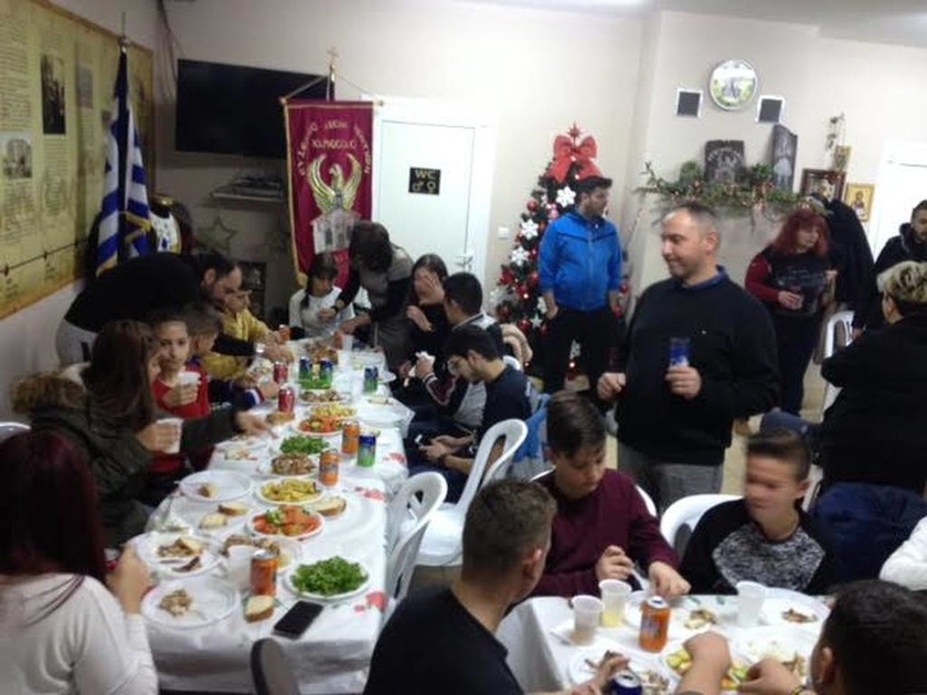 Το καλύτερο «Ποδαρικό» για τη νέα χρονιά έκανε η Εύξεινος Λέσχη Χαρίεσσας με ένα ευχαριστήριο γεύμα