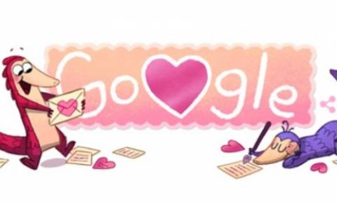 Άγιο Βαλεντίνος: Ο παγκολίνος και το Doodle της Google!