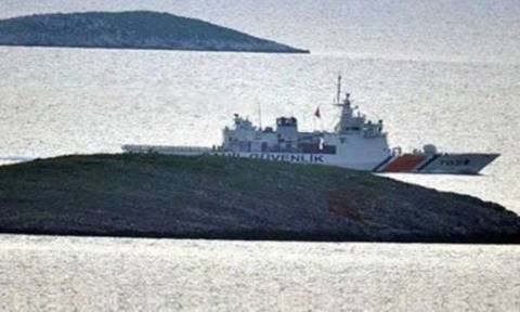 Νέο βίντεο ντοκουμέντο: Σκάφος της τουρκικής ακτοφυλακής έδεσε στα Ίμια
