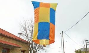 Απόκριες και Καθαρά Δευτέρα - Κοζάνη: Τα αερόστατα στον Πεντάλοφο Κοζάνης