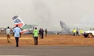 Θρίλερ με συντριβή αεροσκάφους στο Νότιο Σουδάν - Πολλοί τραυματίες (pics)
