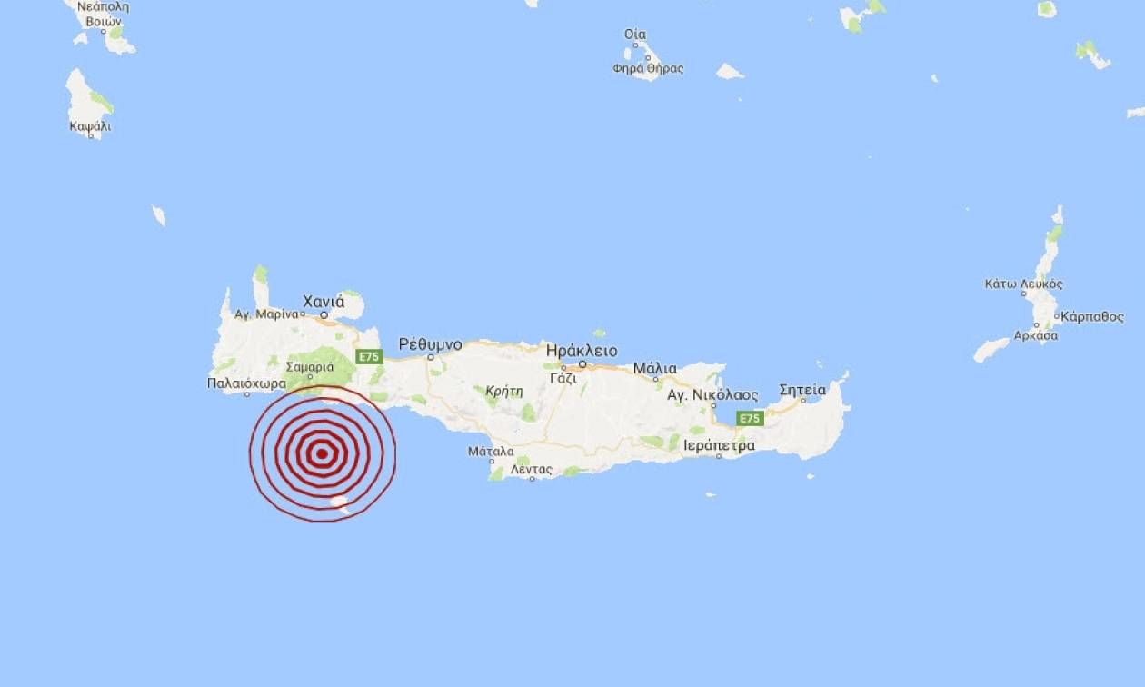 Σεισμός μεταξύ Γαύδου και Κρήτης (pics)