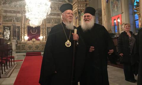 Παρασκήνιο από τη συγκινητική συνάντηση Οικουμενικού Πατριάρχη - Γέροντα Εφραίμ στο Φανάρι (pics)