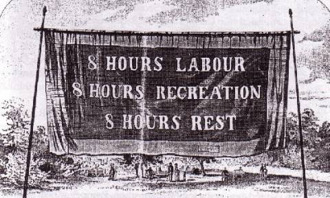Σαν σήμερα το 1889 καθιερώνεται ο εορτασμός της Εργατικής Πρωτομαγιάς