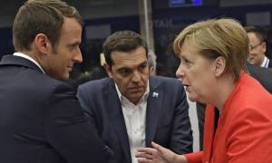 Τσίπρας, Μέρκελ και Μακρόν συζήτησαν για την απομείωση του χρέους και το Eurogroup του Ιουνίου