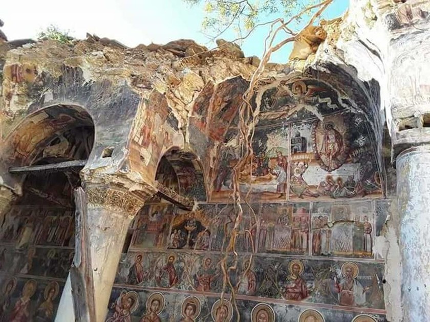 Κατέρρευσε Ορθόδοξο μοναστήρι στη Βόρεια Ήπειρο – Συγκλονιστικές φωτογραφίες