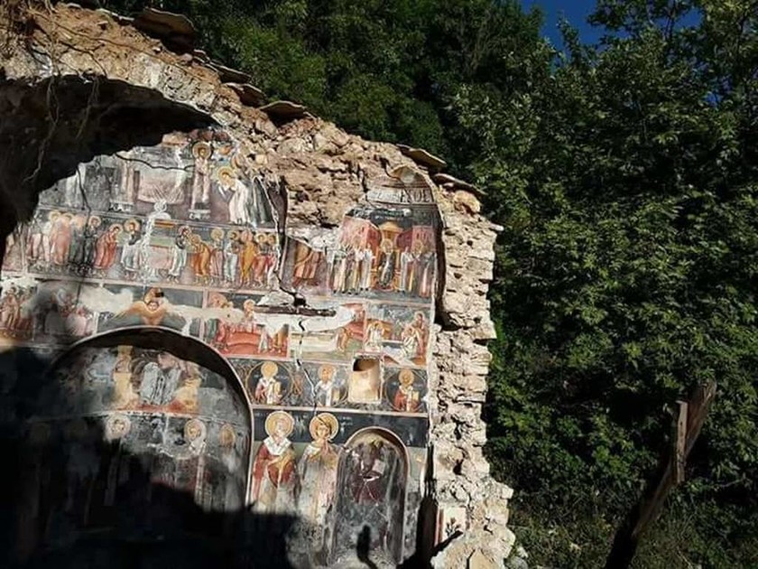 Κατέρρευσε Ορθόδοξο μοναστήρι στη Βόρεια Ήπειρο – Συγκλονιστικές φωτογραφίες