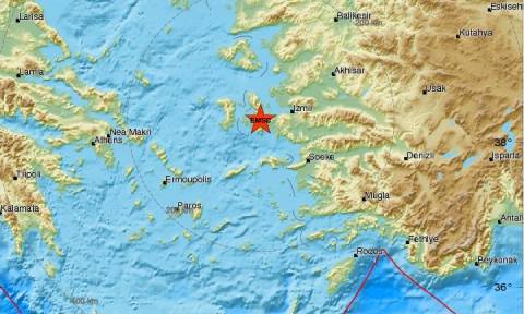 Νέος σεισμός κοντά στη Χίο
