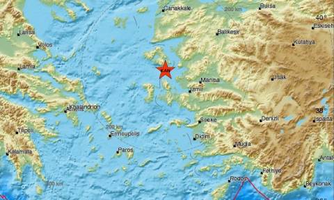 Νέος σεισμός κοντά στη Μυτιλήνη