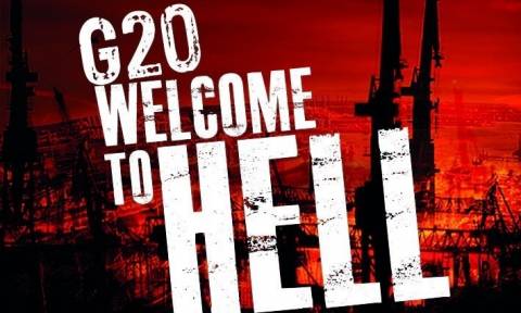 G20: Xιλιάδες διαδηλωτές στέλνουν το δικό τους μήνυμα: «Καλώς ήλθατε στην κόλαση του Αμβούργου»