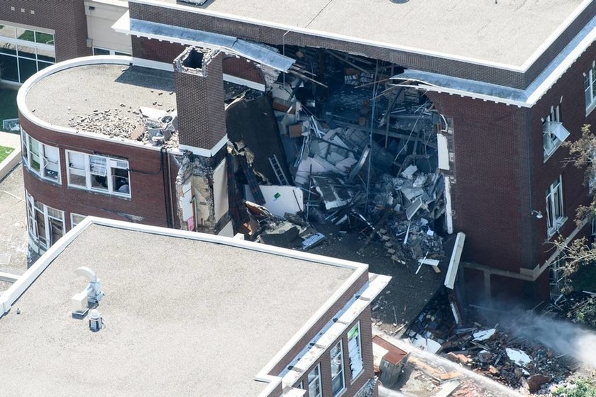 ΗΠΑ: Ισχυρή έκρηξη σε σχολείο στη Μινεσότα - Βομβαρδισμένο τοπίο λίγο μετά την έκρηξη (Pics+Vids)