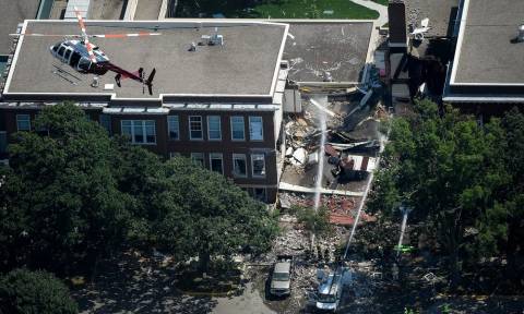 ΗΠΑ: Ισχυρή έκρηξη σε σχολείο στη Μινεσότα - Βομβαρδισμένο τοπίο λίγο μετά την έκρηξη (Pics+Vids)