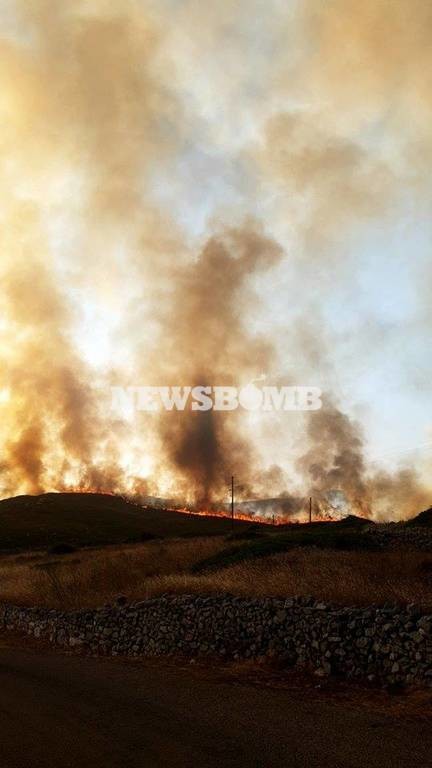 Εκτός ελέγχου η φωτιά στα Κύθηρα - Μια ανάσα από σπίτια οι φλόγες - Εκκενώνονται οικισμοί