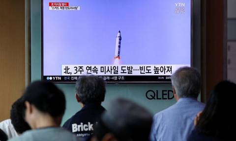 Τύμπανα Πολέμου; Η Βόρεια Κορέα εκτόξευσε βαλλιστικό πύραυλο εναντίον της Ιαπωνίας (Pic)