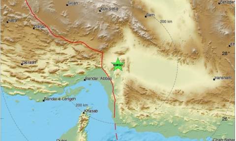 Ισχυρός σεισμός χτύπησε το Ιράν