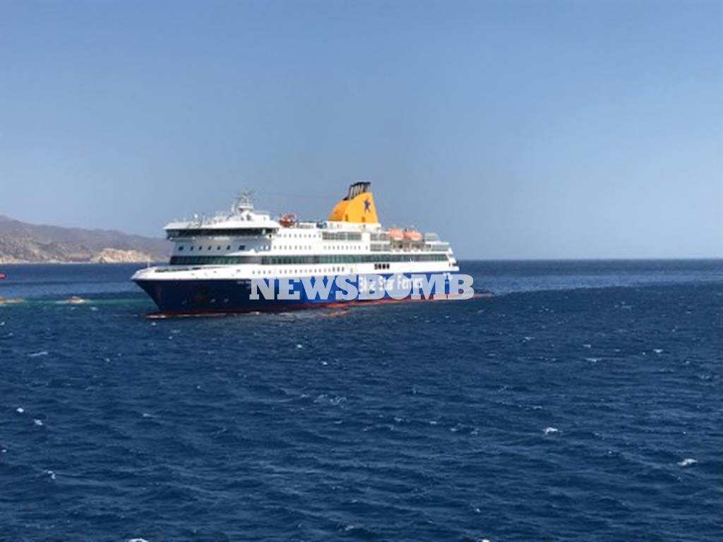 Blue Star Patmos - Αποκλειστικό βίντεο: Πότε θα ρυμουλκηθεί στην Ίο (pics)