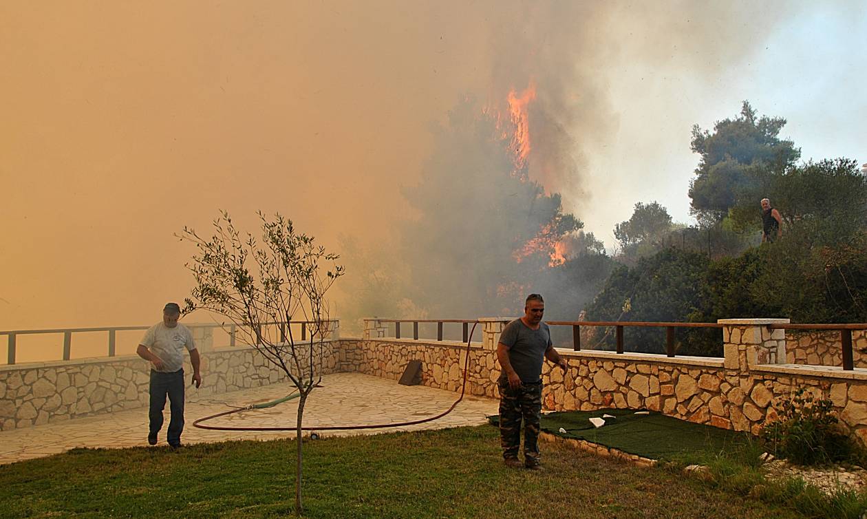 Φωτιά ΤΩΡΑ μέσα στην πόλη της Ζακύνθου