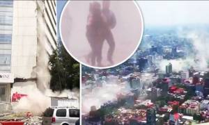 Ισχυρός σεισμός 7,1 Ρίχτερ συγκλόνισε το Μεξικό - Ισοπεδώθηκαν κτήρια (vids)
