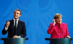 Εκλογές Γερμανία: Συγχαρητήρια από  Μακρόν σε Μέρκελ για την εκλογική της νίκη