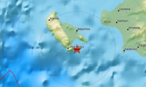 Σεισμός ταρακούνησε τη Ζάκυνθο - Αισθητός και στην Κέρκυρα