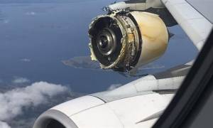 Πανικός στον αέρα: Εξερράγη κινητήρας αεροσκάφους (pics+vid)