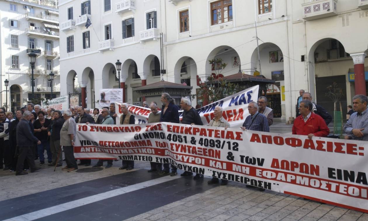 Θεσσαλονίκη: Στους δρόμους και πάλι οι συνταξιούχοι για συντάξεις και περίθαλψη