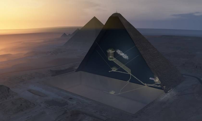 Σπουδαία αρχαιολογική ανακάλυψη: Βρέθηκε μυστηριώδης «τρύπα» στη Μεγάλη Πυραμίδα του Χέοπα (pics)