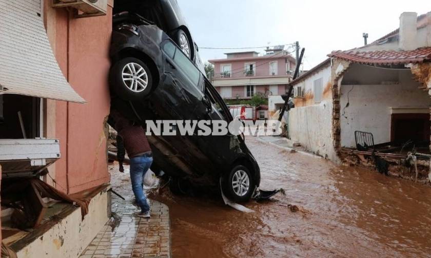 Death toll from floods rises to 16 after body is pulled out of basement in Nea Peramos