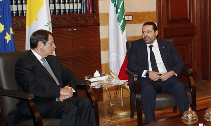 На Кипре состоялась встреча Никоса Анастасиадиса и Саада Харири