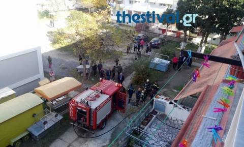 Θεσσαλονίκη: Φωτιά από σόμπα σε διαμέρισμα