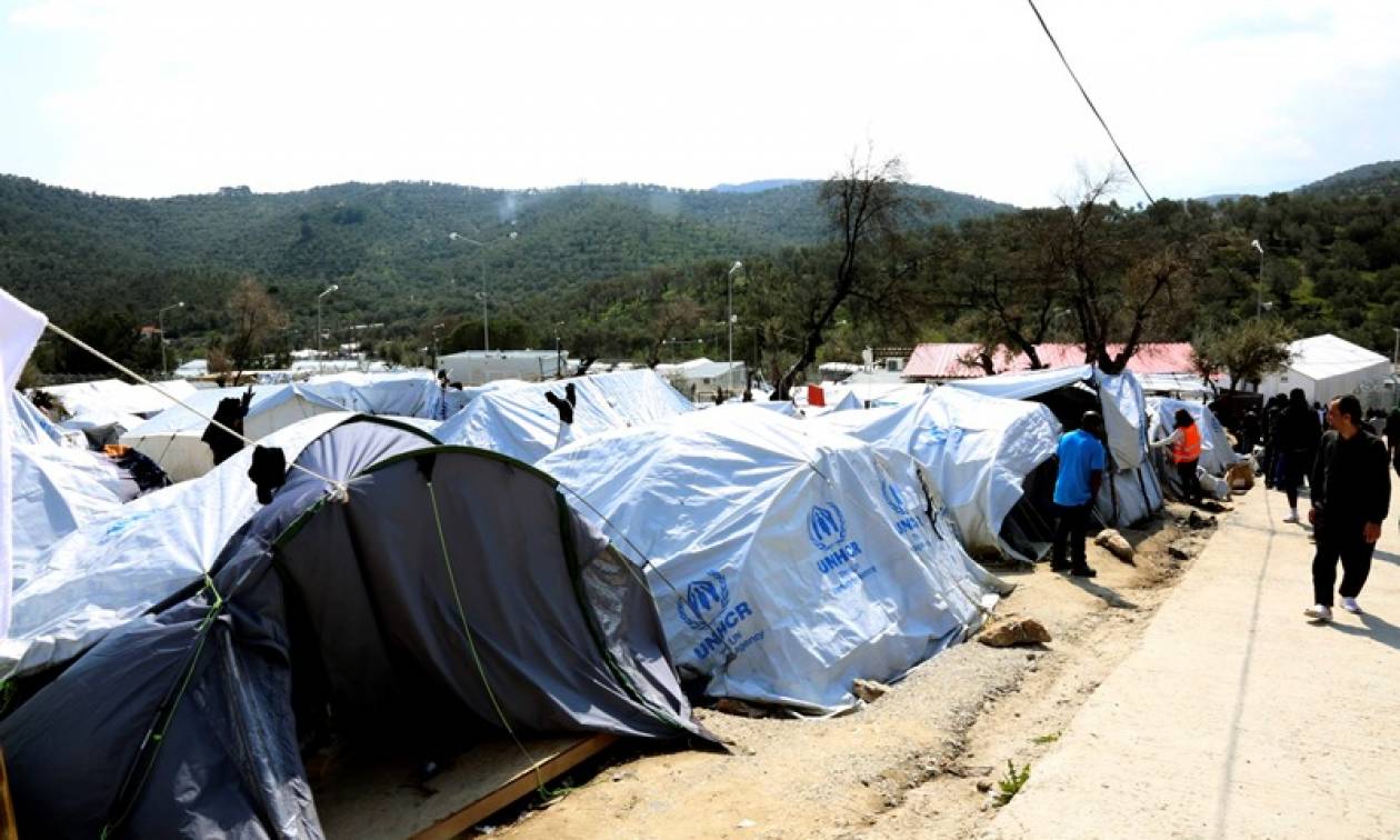 Μυτιλήνη: Μεγάλη αστυνομική επιχείρηση στον καταυλισμό της Μόριας