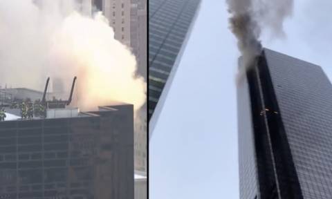 Φωτιά: Στις φλόγες ο «Πύργος Τραμπ» στη Νέα Υόρκη - Τουλάχιστον δύο τραυματίες (Pics + Vids)