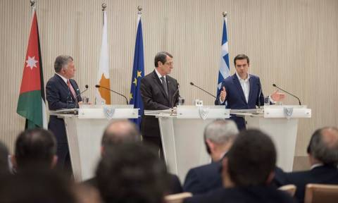 Η Κοινή Διακήρυξη της τριμερούς Ελλάδας-Κύπρου-Ιορδανίας