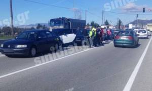 Αγρίνιο: Καραμπόλα έξι αυτοκινήτων στην Εθνική Οδό – Δείτε τις πρώτες εικόνες