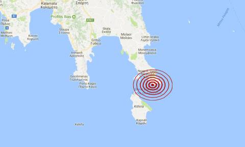 Σεισμός κοντά στη Νεάπολη Λακωνίας (pic)