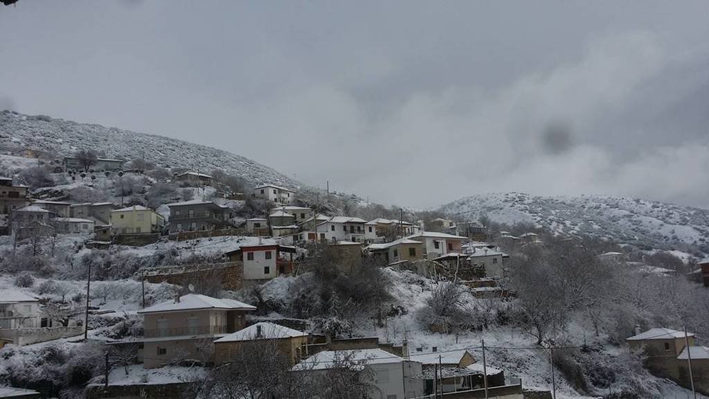 Νέα - Κοζάνη: Πανέμορφο λευκό σκηνικό στον Μεταξά (pics)