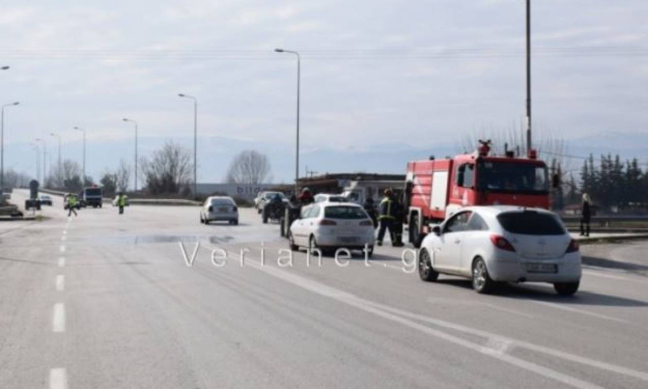 Βέροια – Θανατηφόρο τροχαίο με λεωφορείο (pics)